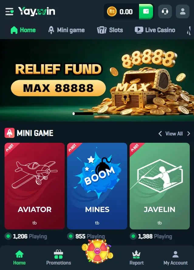 yaywin game banner